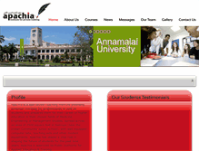 Tablet Screenshot of apachia.com